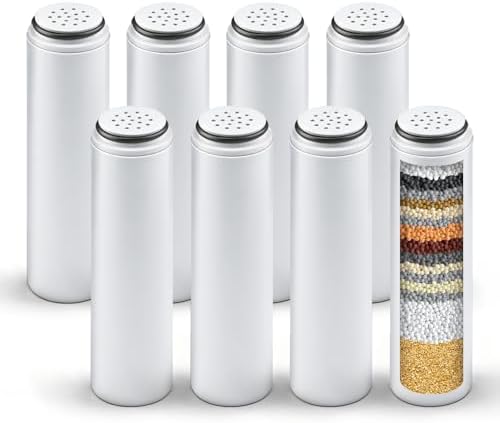 8-Pack Filter Cartridges Compatible with Cobbe Handheld Showerheads by Unknown