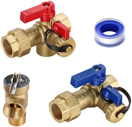 MEASUREMAN 3/4 Inch Tankless Water Heater Isolation Valve Kit, Lead-Free by MEASUREMAN