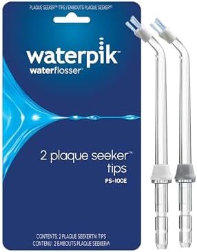 Waterpik Water Flosser Plaque Seeker Replacement Tips, 2 Count PS-100E by Waterpik