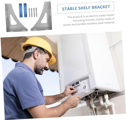 Stainless Steel Water Heater Wall Holder Bracket, 1 Pair - Image 5