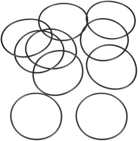 uxcell 10Pcs AS-243 NBR 70A O-Rings 4-1/8"ID x 1/8"CS/4.109"ID x 0.139"CS by uxcell