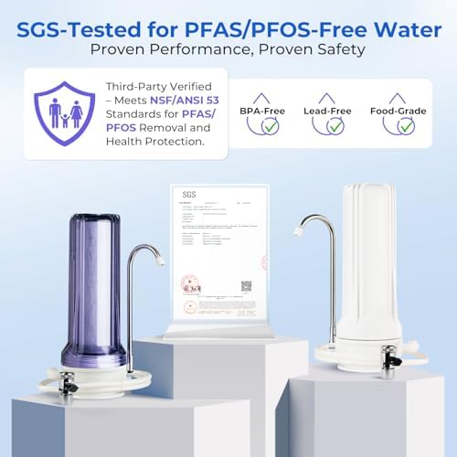 iSpring CKC1C-PF PFAS/PFOA/PFOS Removal Water Filter for Faucet, 10000 Gal - Image 5