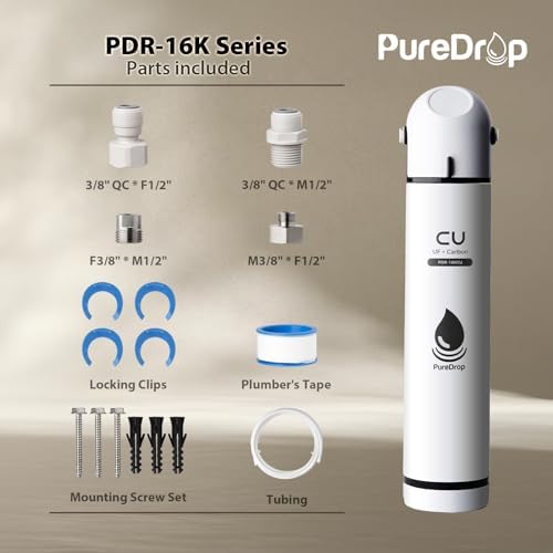 PureDrop PDR-16KPCB Under Sink Composite Water Filter - Image 6
