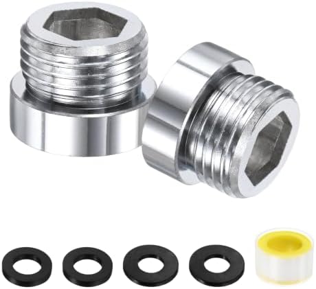 M METERXITY 2-Pack Faucet Adapter, M22 Female to G1/2 Male, for Kitchen by MMETERXITY