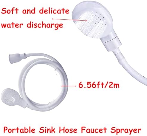 6.56ft/2m Sink Spray Rubber Hose,Sink Hose Attachment for Faucet - Image 3