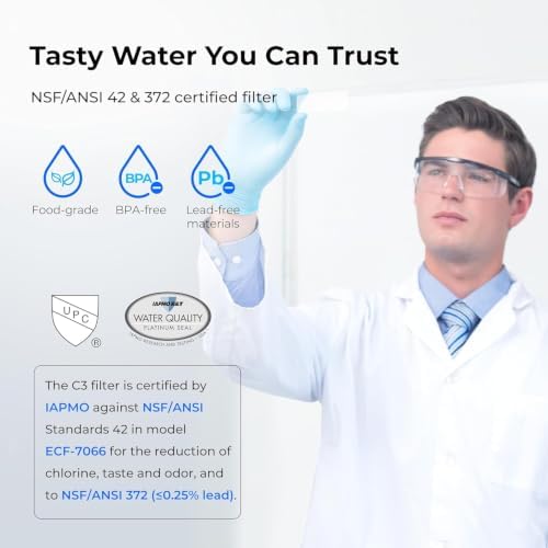 Waterdrop TST-B 0.01μm Under Sink Water Filter System with Dedicated Faucet - Image 4