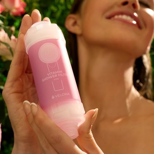Vitamin C Shower Filter and Water Softener for Hard Water - Aromatherapy Shower Head Attachment - Universal Fit, Easy to Install - Reduces Dry Itchy Skin and Nourish Hair - Rose-Scented - Image 5