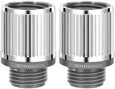 MAAYAYA 2-Pack Shower Flow Control Valve, Rotating Body, Chrome by MAYYAYAmakesyourlifebetter