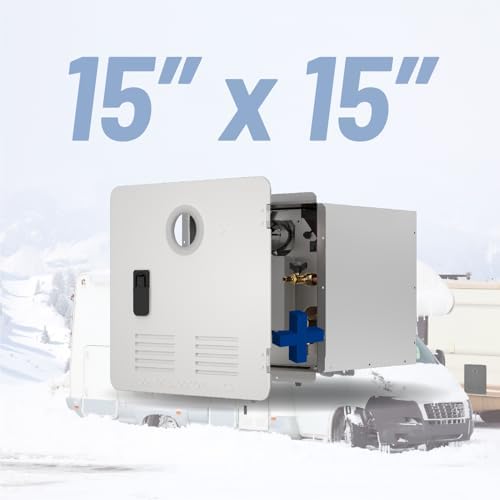 Ranein 15x15 Inches RV Water Heater Black Door - Image 6