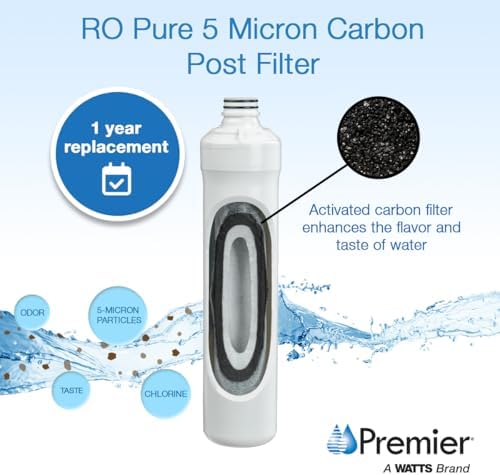 Watts Premier 5-Micron Carbon Post-Filter for RO Pure Reverse Osmosis - Image 5