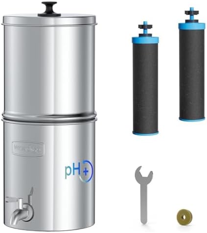 Waterdrop TK-AD Alkaline Gravity Water Filter System, Increase PH by Waterdrop
