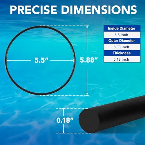 WF1008 O-Rings for 20" Water Filter Housings, 6 Pack, with Silicone Lubricant - Image 2