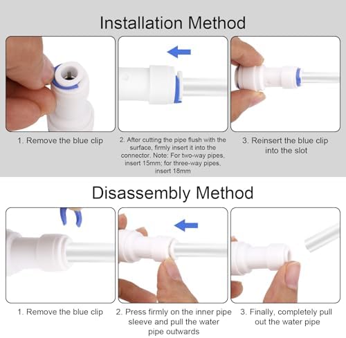 6pcs Water Purifier Adapter, 3/8 to 1/4 Water Line Adapter - Image 5