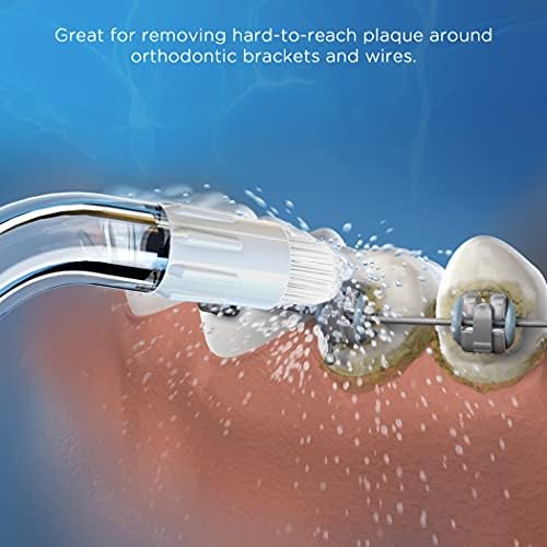 Replacement Tips for Waterpik Water Flosser (2 Classic Jet Tips + 2 Orthodontic Tips + 2 Plaque Chaser Tips+ Storage Case Combo) - Image 2