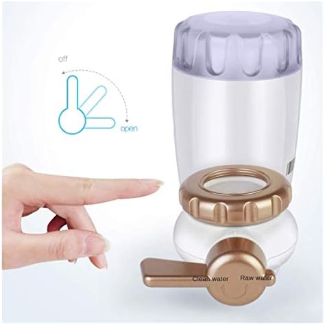 Tap Water Filter System Water Purifier Filtration Reduce Lead Chlorine BPA Free Fits Most Standard Faucets (4 Filter Included) - Image 6