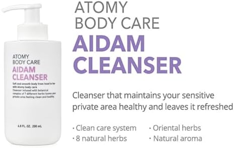 GASHINA STORY Atomy Aidam Cleanser 200ml / 6.8 FL.OZ. - For Women and Men's Sensitive Area - Image 2