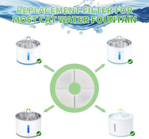 Wonder Creature Cat Water Fountain Filter Replacement 8+4 Pack - Image 3