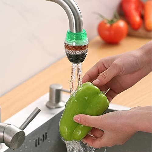 3 Pack Faucet Mount Filters, Faucet Water Filter Tap Water Purifier for Faucet Kitchen Bathroom Sink Filter Filtration Activated Carbon Removes Chlorine Fluoride Heavy Metals Hard Water - Image 5