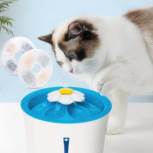 12 Pack Cat Water Fountain Filter Replacement Compatible with Catit, Cat Fountain Filters Compatible with Catit Design Senses Fountain/Flower Fountain/Senses 2.0 / Fresh & Clear Stainless Steel - Image 7