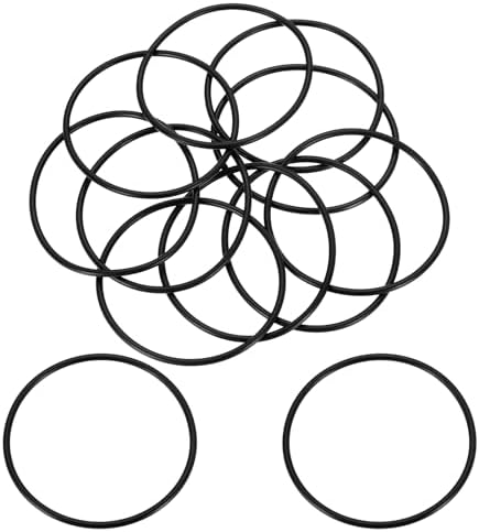 uxcell 10Pcs AS-142 NBR 70A O-Rings 2-3/8"ID x 3/32"CS/2.362"ID x 0.103"CS by uxcell