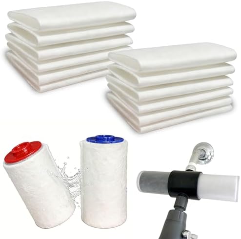 xcivi 12PCS Pre Filter Sleeves for Weddell Duo Red & Blue Shower Filter by xcivi