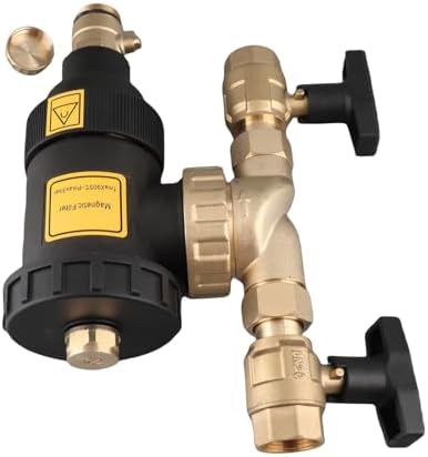3/4 Inch Brass Magnetic Boiler Filter for Heating System Protection - Image 3