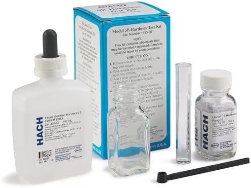Hach Total Hardness Test Kit, Model 5-B, Drop Count Titration, 145300 by Hach
