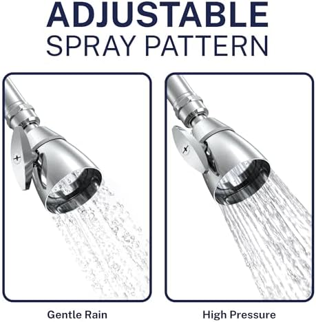HammerHead Metal High Pressure Shower Heads 2 Inch Flow Boosting Showerhead - Image 4