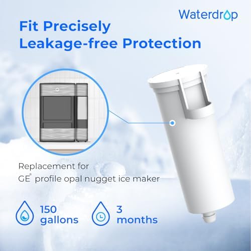 Waterdrop C33 Ice Maker Filter, Compatible with GE® Opal Ice Maker, 3 Pack - Image 6