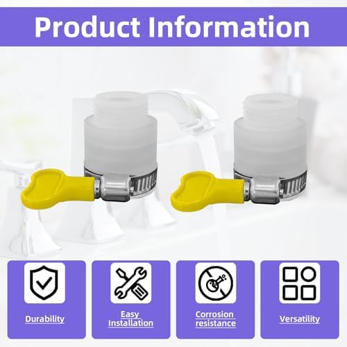 14Pcs Faucet Adapter Kit, Universal G1/2 Brass12-in-1 Multi-Connection Set - Image 4
