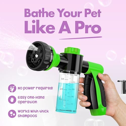 Girl With The Dogs Pet Wash Soap & Shampoo Dispenser & Hose Sprayer Nozzle - Image 3