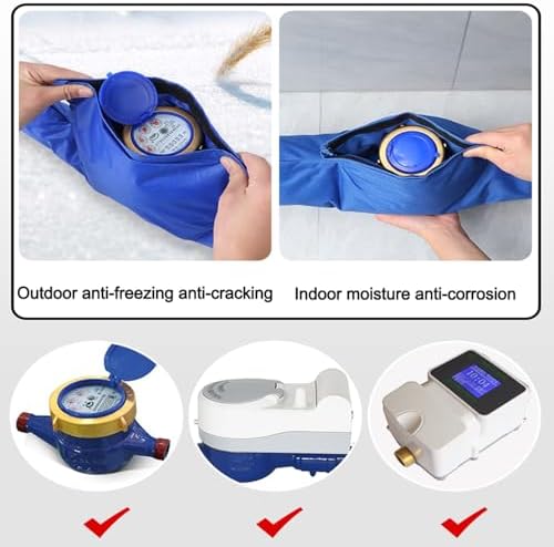 Water Meter Insulation Cover Freeze Protection Outdoor Backflow Preventer Insulation Cover,Freeze Protection,Pressure Vacuum Breaker Cover,dual side waterproof,pipe insulation - Image 5