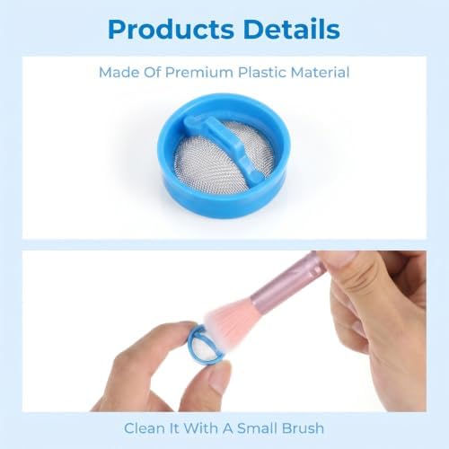 10 Pcak Universal Washing Machine Water Filter 0.79x0.23in(20x6mm) - Image 3