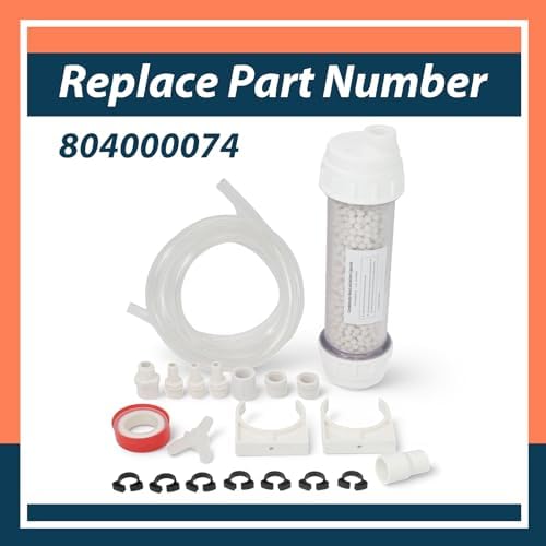804000074 Condensate Neutralizer Kit Compatible with Rinnai Tankless Water Heater Efficient Boilers, Acidic Condensate Neutralizer Avoids Pipe Damage - Image 2