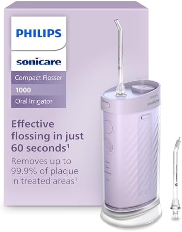 Philips Sonicare Compact Flosser 1000 Portable Water Flosser, 3 Modes by PhilipsKitchenAppliances
