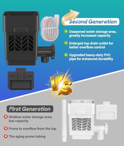 WADEO Upgraded Rain Barrel Diverter Kit for 2x3 or 3x4inch Downspouts Black - Image 4
