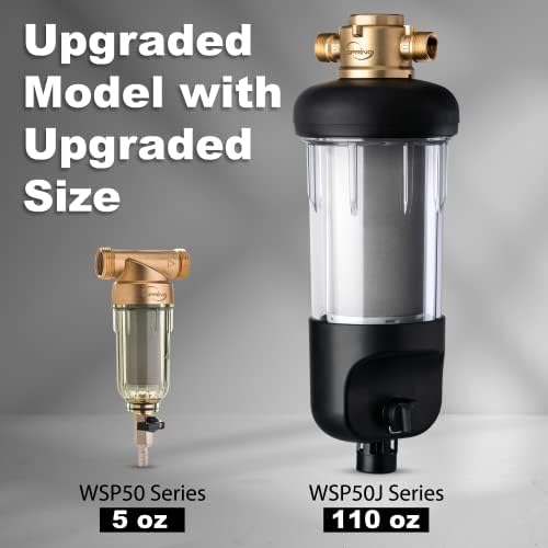 iSpring WSP50J Jumbo Spin Down Sediment Filter, Sediment Buster, 50 Micron - Image 2