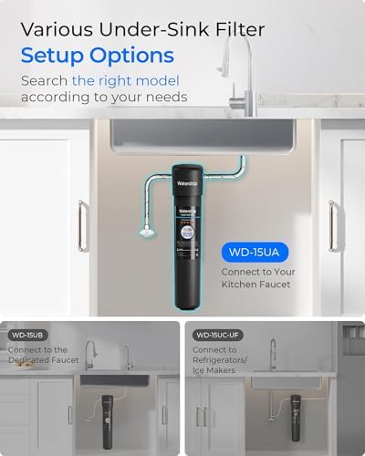 Waterdrop 15UA Under Sink Water Filter System with 2 Filters, 4 Years - Image 6
