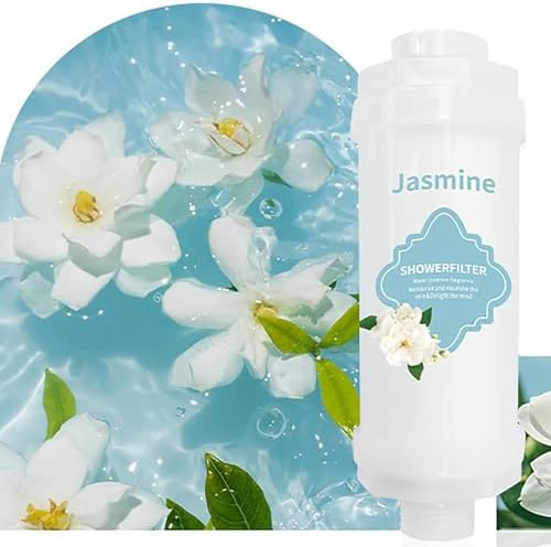 Shower Filter Vitamin C for Hard Water Filter Shower Aromatherapy Bathroom Accessories Remove Chlorine Fluoride Heavy Metals Improves Skin Condition Protects Hair Jasmine by Unknown