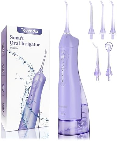 TOVENDOR Electric Water Flosser, Cordless Dental Oral Irrigator for Teeth by Tovendor