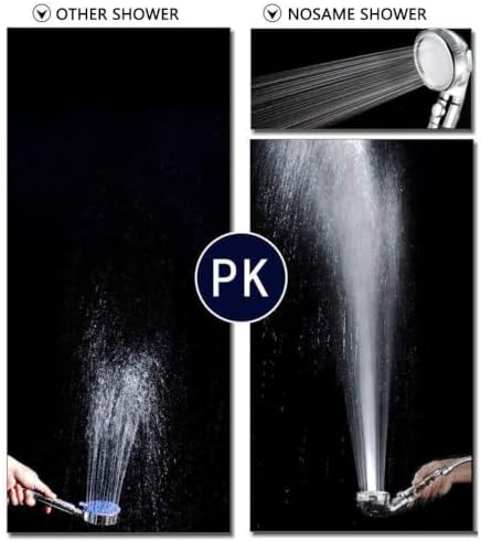 Nosame Shower Head with Hose Holder, Filter Filtration Saving with ON/Off - Image 6