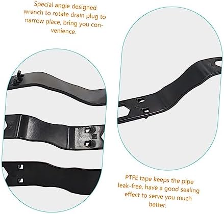 Rv Water Heater Drain Plug Kit Rv Water Heater Drain Plug Wrench Angled Wrench for Campers - Image 3