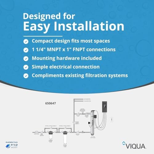 VIQUA PRO10 UV System 650647, 10 GPM Point-of-Entry Ultraviolet - Image 4