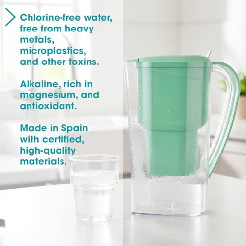 Alkanatur Alkaline Water Filter Pitcher - Adds Magnesium 18mg/L - Image 6