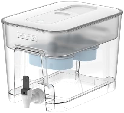 Waterdrop WFD-22W-DF-A Water Filter Dispenser, Alkaline 40-Cup, White by Waterdrop