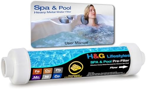 H&G lifestyles Heavy Metal Iron Filter for Garden Hose,Up to 10,000 Gallons by HGLifestyles