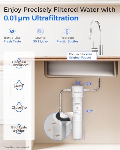 Waterdrop 15UAW-UF 0.01 μm Ultra Filtration Under Sink Water Filter System - Image 2