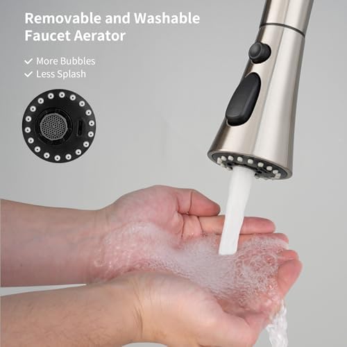 Hibbent cUPC Certified Kitchen Faucet Head Replacement with 15 Adapters - Image 4