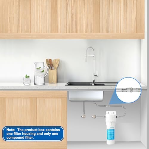Under Sink Water Filter System - with 10" Universal Filter for Sink Faucet - Image 6