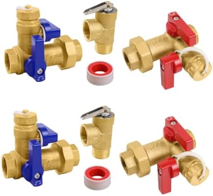 2-Set GUOFIS Tankless Water Heater Service Valve Kit,FIPx FIP(TOOL028-2) by GUOFIS